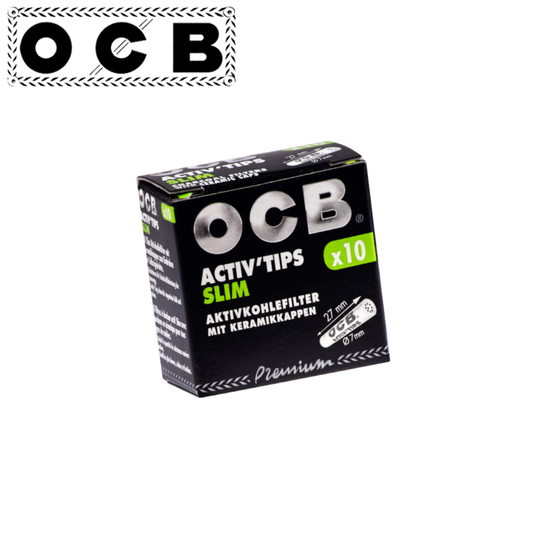 Aktivkohlefilter, OCB®, Activ Tips, Slim, 10er