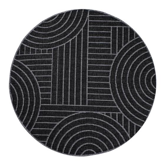 DUO Rug wendbarer Teppich antrazit grau