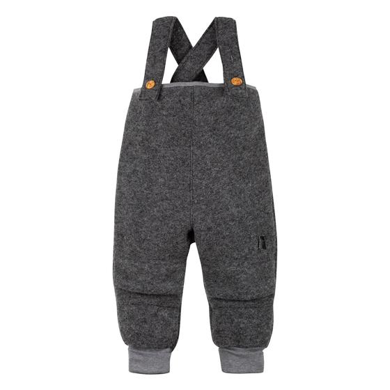 Pure Pure by Bauer Wollwalk Latzhose anthrazit