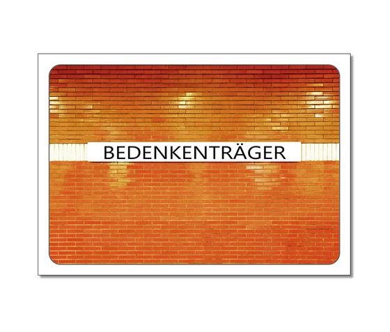 Abildung eines erdachten U-Bahnhof-Namens "Bedenkentraeger" 