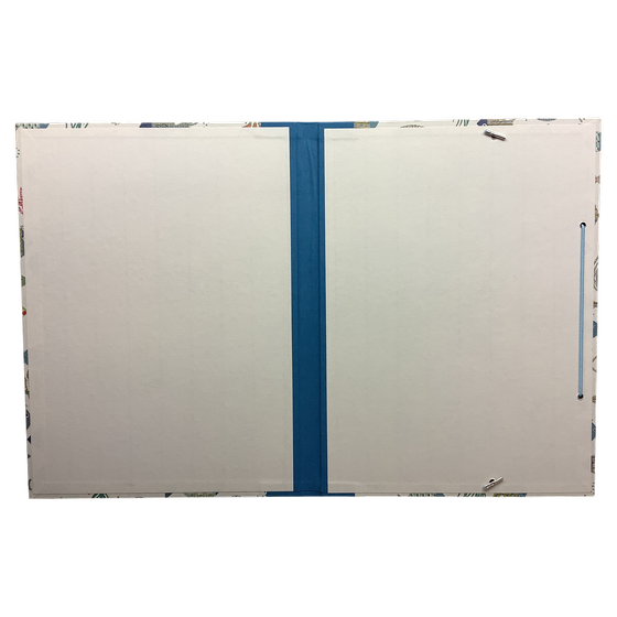 Eckspannmappe - Fische, Italienisches Buntpapier