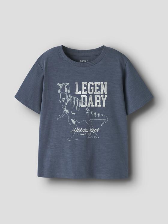 Name It T-Shirt Dinosaur Legendary Vintage Indigo