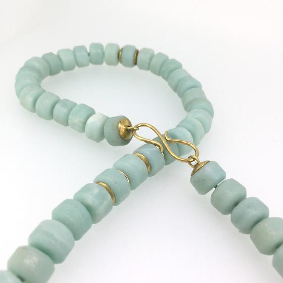 Amazonit_Kette_Gold