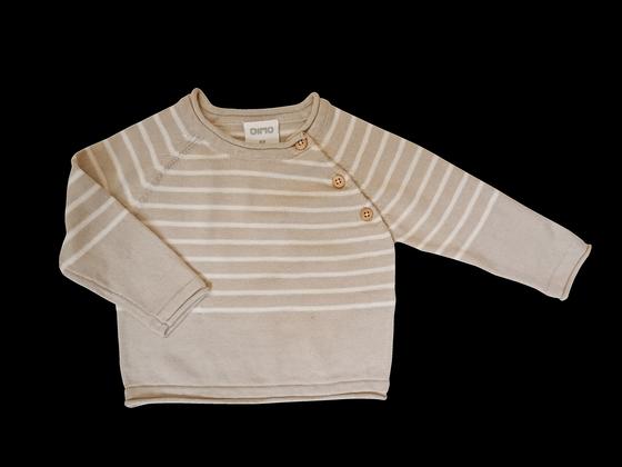 Strickpullover, beige, Biobaumwolle