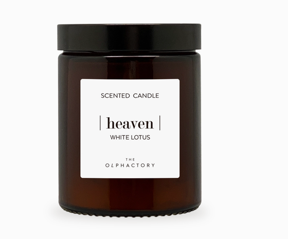 Kerze | Duftkerze The Olphactory | heaven | - White Lotus