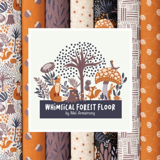 Whimsical Forest Floor Bio-Baumwollstoff von Cloud9 Fabrics zum Taschen nähen