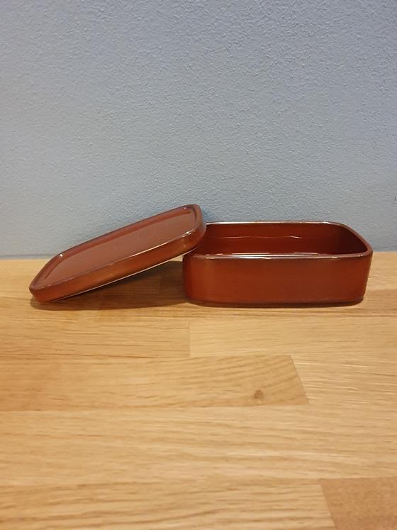 Butterdose `Conte` von Hakusan, braun