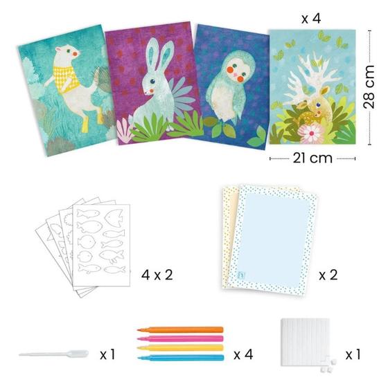 Djeco Malset Mit Löschpapier