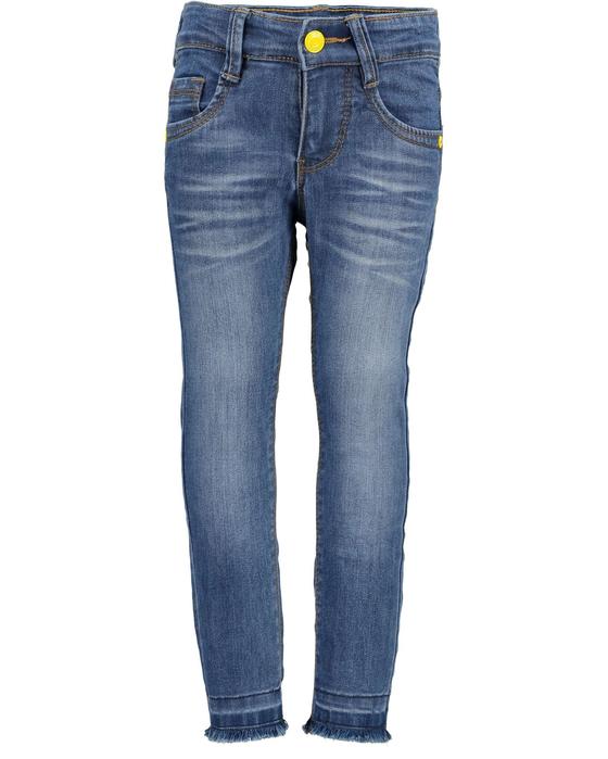 Jog-Jeans mit hohem Stretchanteil, jeansblau
