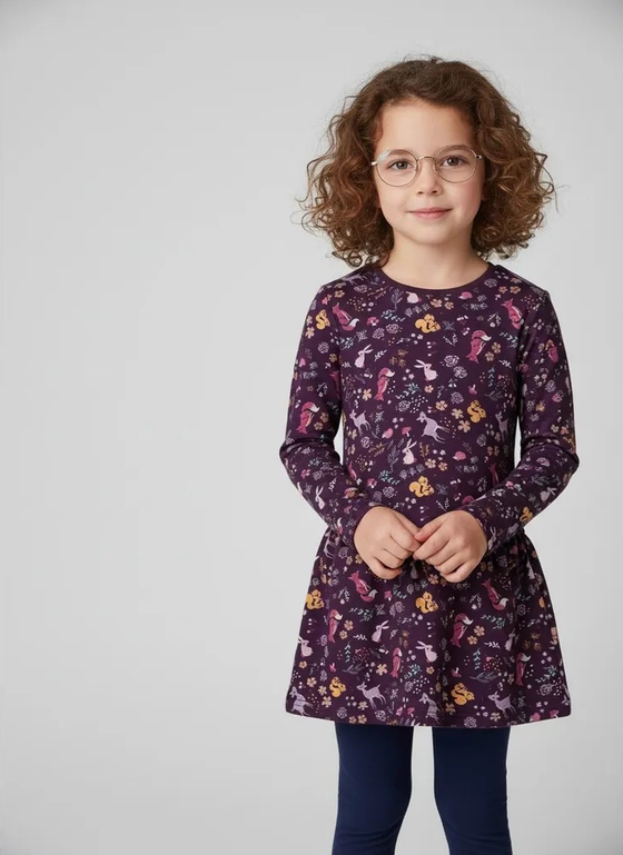 Thermo-Kleid "Forest", dark purple