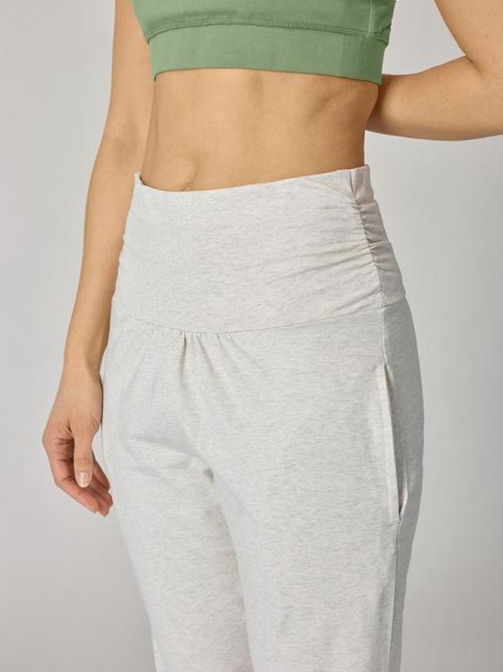 Lotuscrafts Organic Womens Yoga Pant Light Grey Marl 