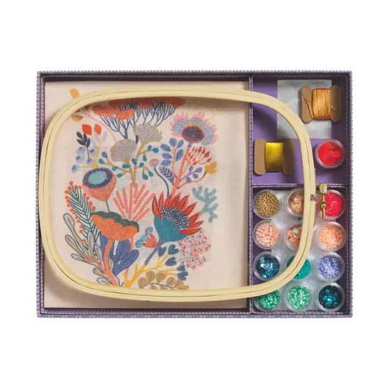 Djeco Atelier 58 Perlenstickerei Blumen 