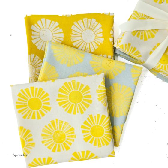 Fat Quarter Paket Webware Sunshine By the Seaside