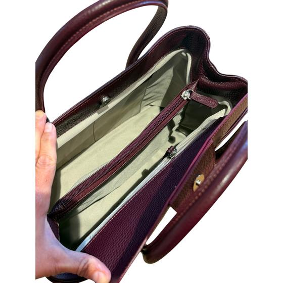 Maxima Handtasche klein burgundy, bordeaux