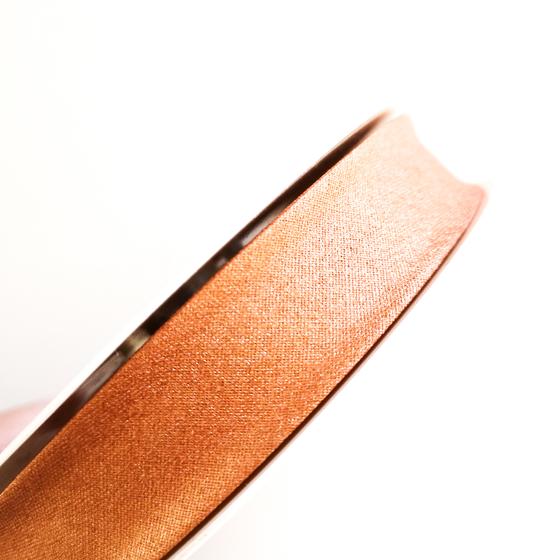 Schrägband Baumwolle 20mm uni - kupfer