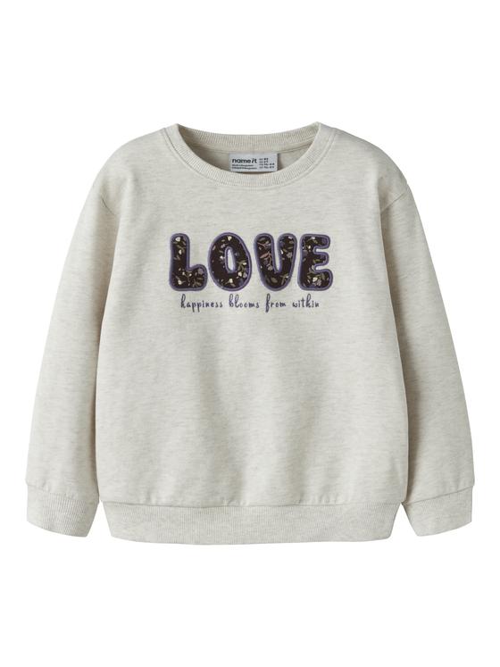 Name it Sweatshirt Love Peyote Melange
