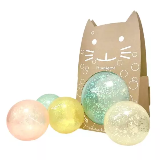 Ratatam The Sheep Bubble Ball 10 cm Yellow