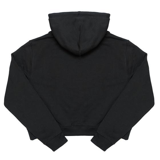 goldmarie Hoodie Short LOVE PEACE MOIN - schwarz-kupfer mit Glitzer 