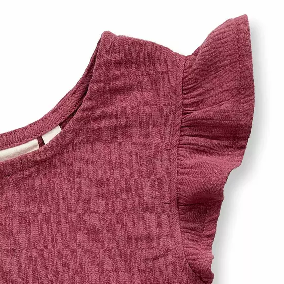 Sense Organics Musselin Top Hoolia Rose Brown