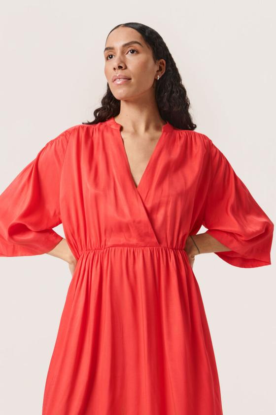 SOAKED IN LUXURY Kleid SLObelia 30406968 kardinalrot