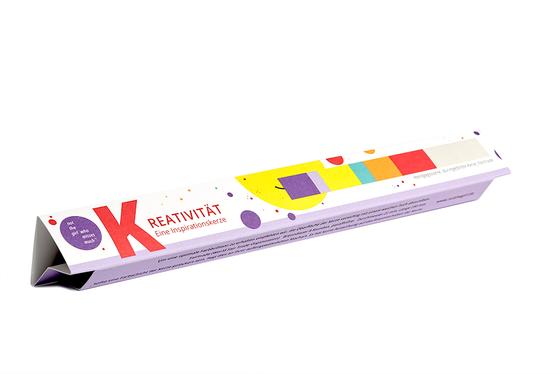 Kleine bunte Kerze Kreativität
