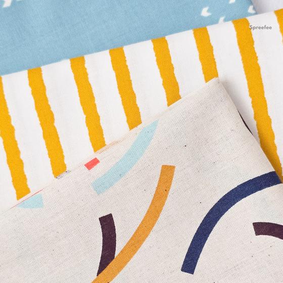 Taschennähpaket Projekttasche ToGo Prülla grafisch koralle
