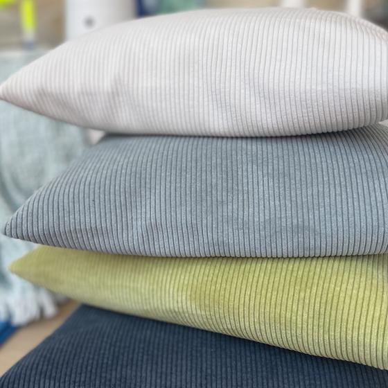 Pad Kissenhülle 40x40 CASUAL Cord, weiss