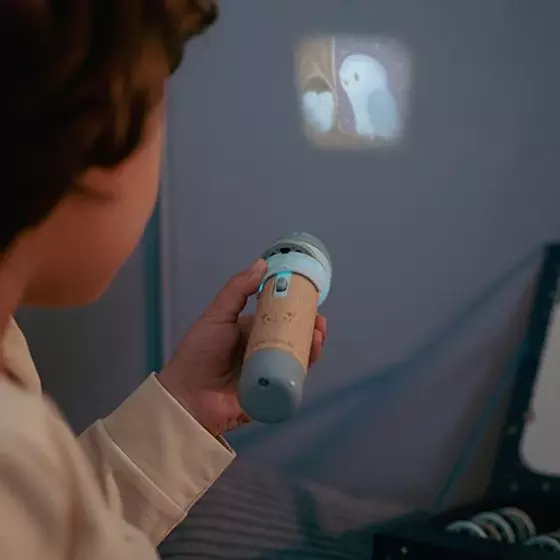 Little Dutch Geschichtenprojektor Taschenlampe Blau