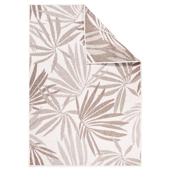 DUO Rug wendbarer Teppich creme braun