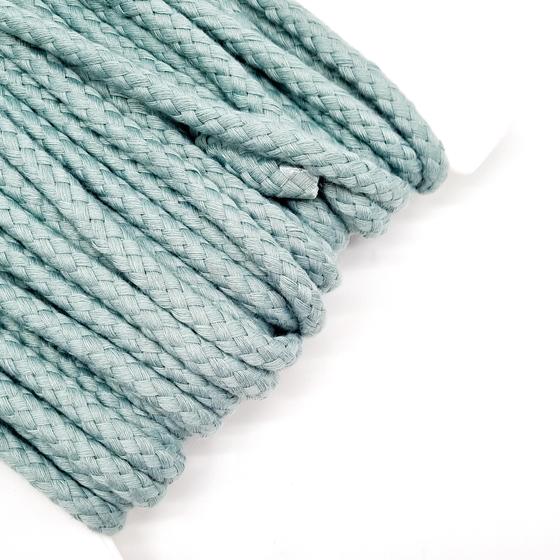 Rundkordel Baumwolle 8mm uni  - dusty mint