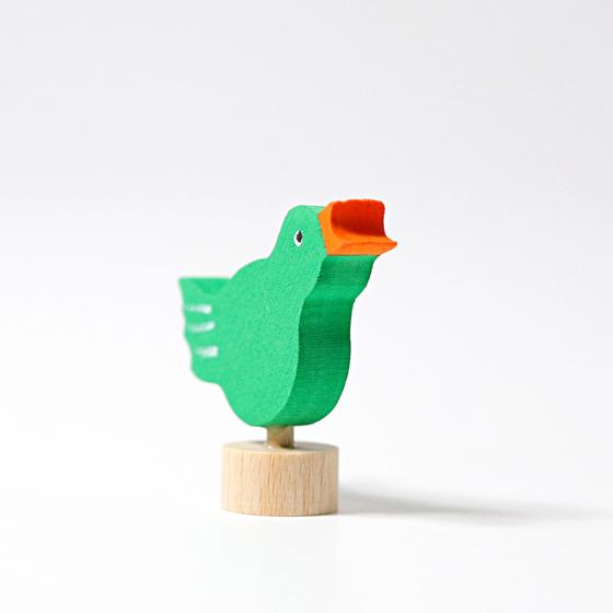 Grimm's Steckfigur singender Vogel