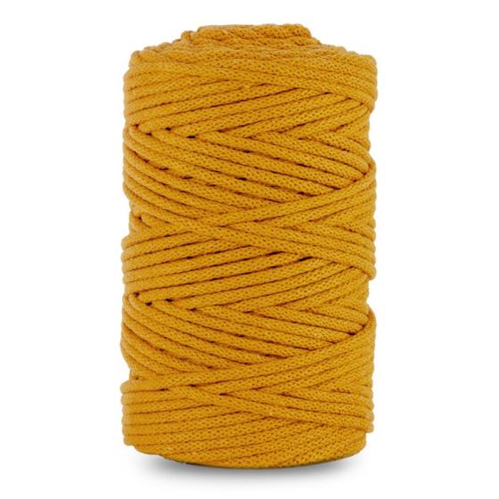 Kordel Baumwolle 5mm uni  - senfgelb