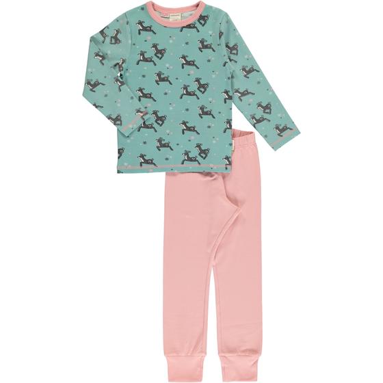Pyjama "Dashing Reindeer", Biobaumwolle, GOTS-zertifiziert 