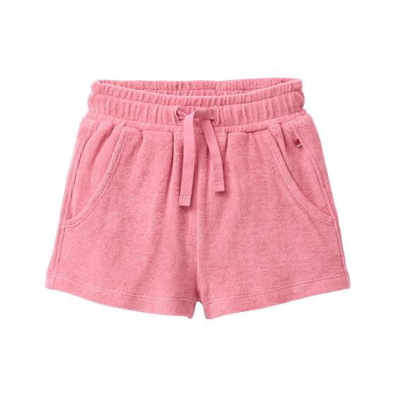 People wear Organic Frottee Shorts Himberrot