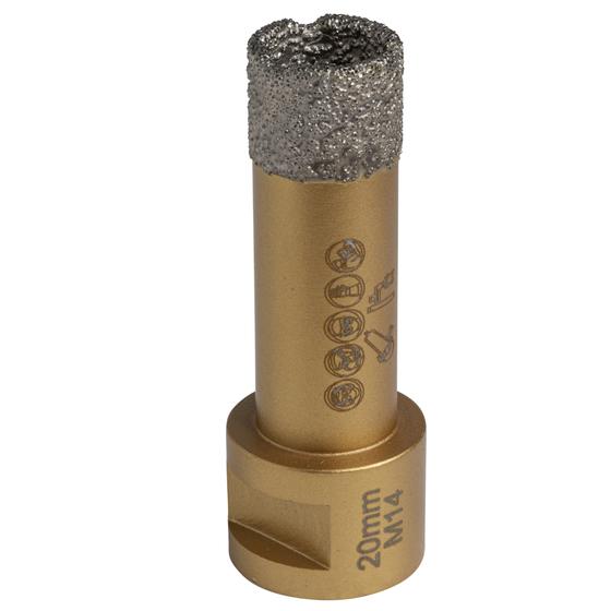 Diaktiv Fliesenbohrer Trocken Diamantbohrer M14 Winkelschleifer Bohrkrone Flex Diaktiv Fliesenbohrer Trocken Diamantbohrer M14 Winkelschleifer Bohrkrone Flex
