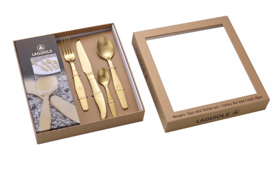 Besteck | 16tlg. Besteckset Golden - Mattgold