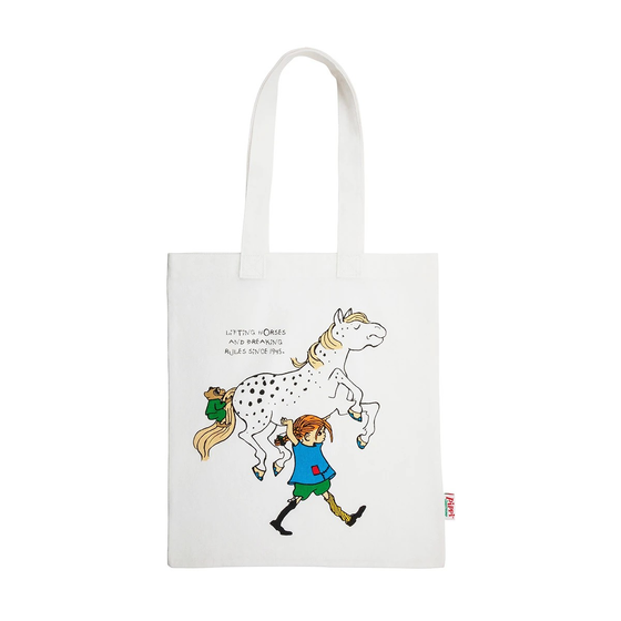 Tragetasche "Pippi Langstrumpf", recycelte Baumwolle