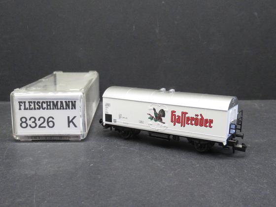 Fleischmann 8326 K Kühlwagen Bierwagen Hasseröder DB weiß Spur N OVP
