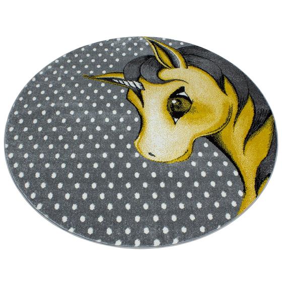 kids Cocuk halisi gri sari 160 x 230 cm