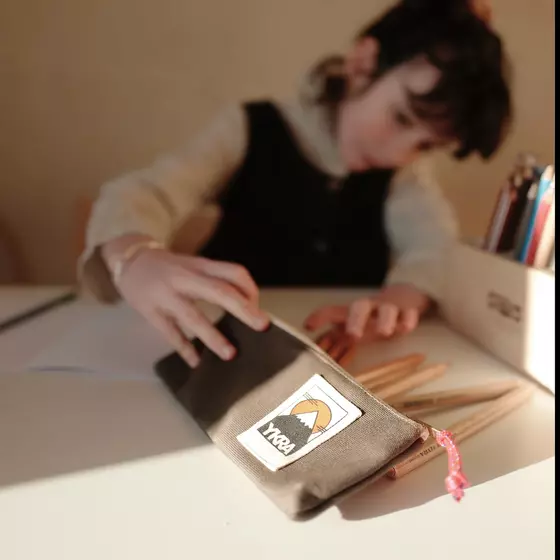 Ykra Pencil Case Khaki
