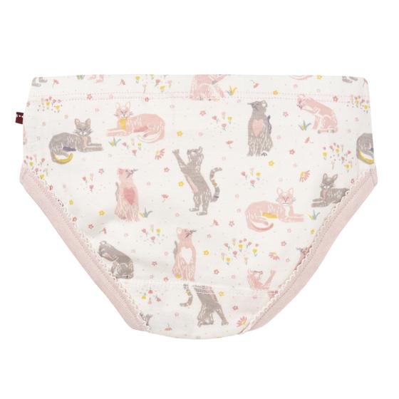 People wear Organic Slips 2er Pack Katzen + Rosa Geringelt