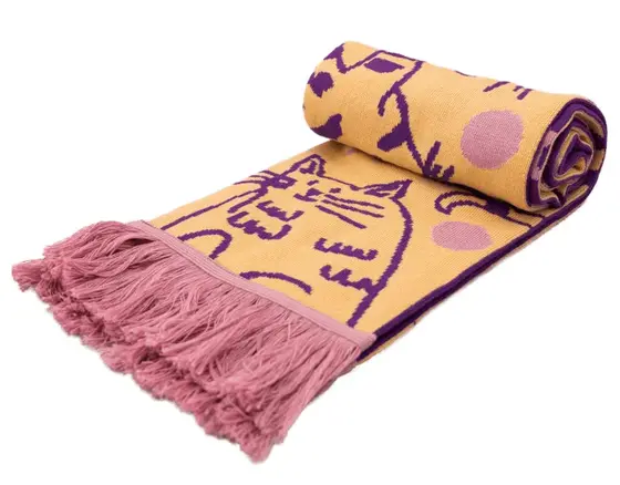 Schal Moody Cats Organic Cotton von Kabak