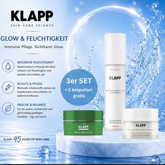 Klapp Glow & Feuchtigkeit 3er Set
