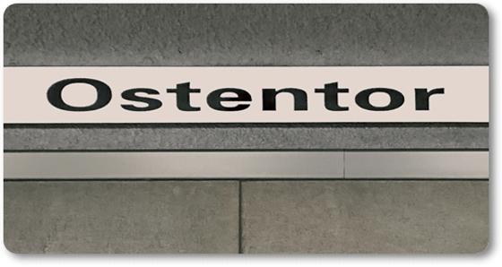 U-Bahn Magnet U-Bahnhof Ostentor Linie U43 von tom bäcker Geschenkidee Hellweg, Wallring, Brackel, Körne, Lippestrasse, Funkenburg