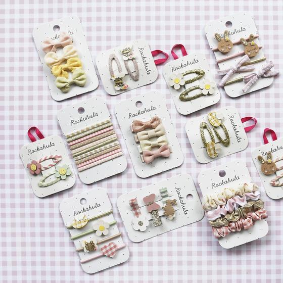 Rockahula Kids Haarspangen Linen Mini Bow 