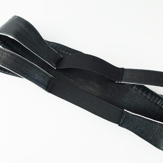 goldmarie Taillengürtel PURE schwarz-silber 