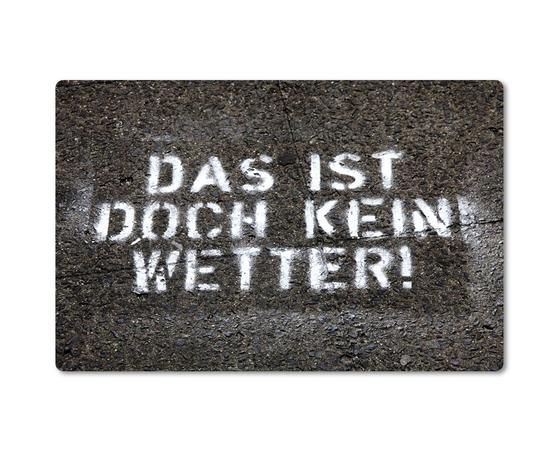 Magnet, Die schöne Sprache, tom bäcker, a-point-of-view, Streetart, Alle reden drüber, Das ist doch kein Wetter