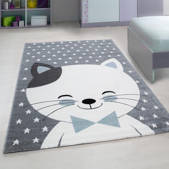 kids Cocuk halisi gri mavi 160 x 230 cm