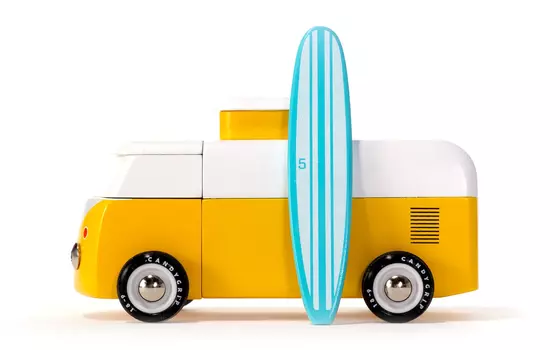 VW Beach Bus Sunset von Candylab