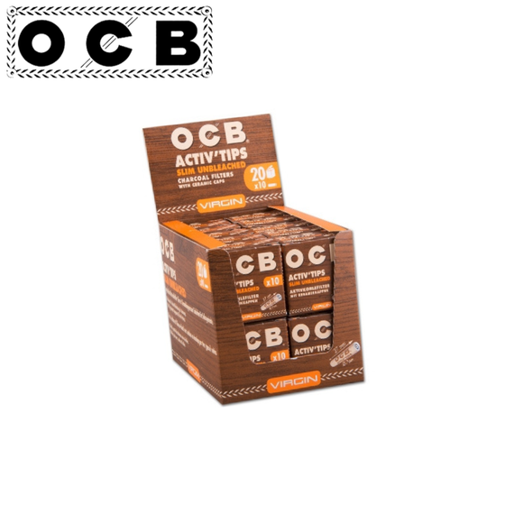 Aktivkohlefilter, OCB®, Activ Tips, Natural, 10er